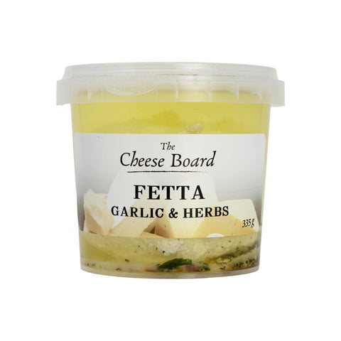 The Cheese Board Fetta Garlic & Herbs 335g