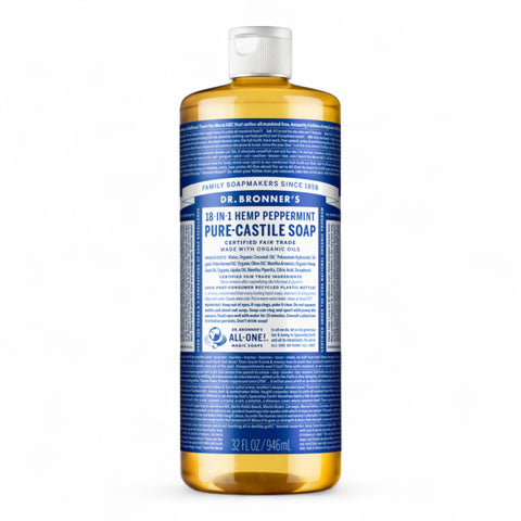 Dr. Bronner's 18-in-1 Hemp Peppermint Pure-castile Soap 946mL