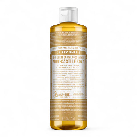 Dr. Bronner's Pure-Castile Soap Liq Sandalwood Jasmine 473mL
