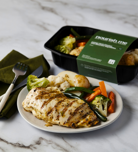 Nourish Me Lemon Herb Chicken & Steamed Vegetables 360g