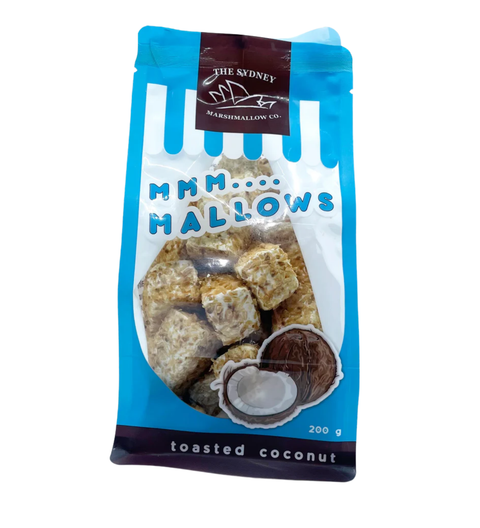 The Sydney Marshmallow Co Toasted Coconut 200g