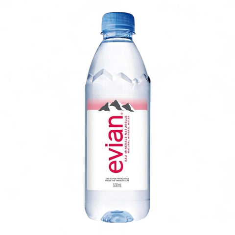 Evian Natural Mineral Water 500mL