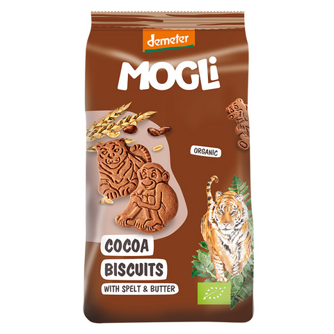 Mogli Organic Spelt Cocoa Biscuits 125g