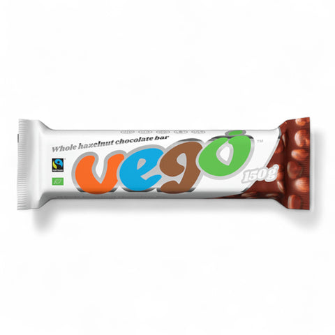 Vego Whole Hazelnut Chocolate Bar 150g