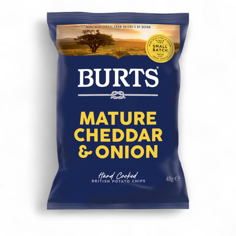 Burts Mature Cheddar & Onion 150g