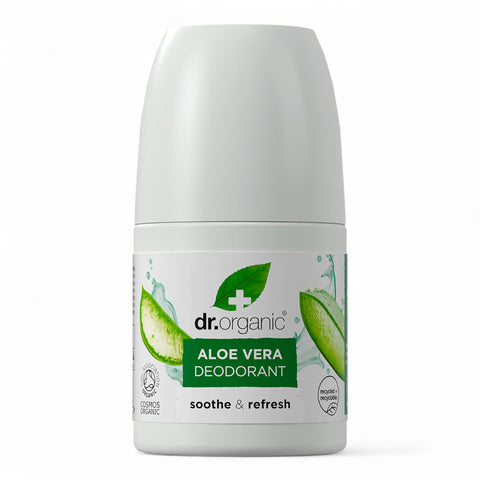 Dr Organic Roll-on Deodorant Organic Aloe Vera 50mL