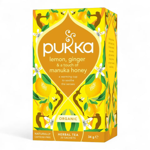 Pukka Tea Bags Lemon Ginger & Manuka Honey 40g (20 Pack)