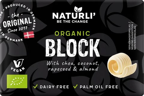 Naturli Vegan Organic Block Butter 250g