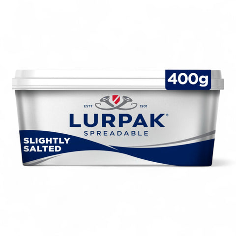 Lurpak Butter Spreadable Slightly Salted 400g
