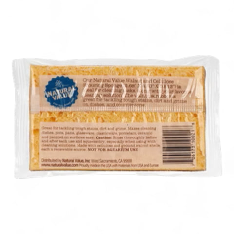 Natural Value Walnut Scrubber Sponge (1 Pack)