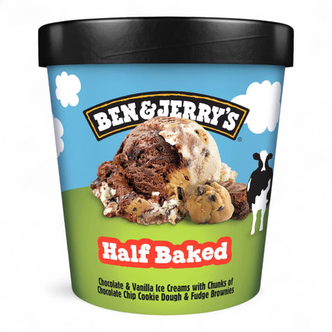 Ben & Jerry's Ice Cream Half Baked 458ml
