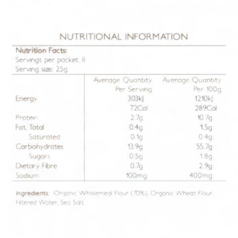 Mountain Bread Natural Wraps (8 Pack) 200g