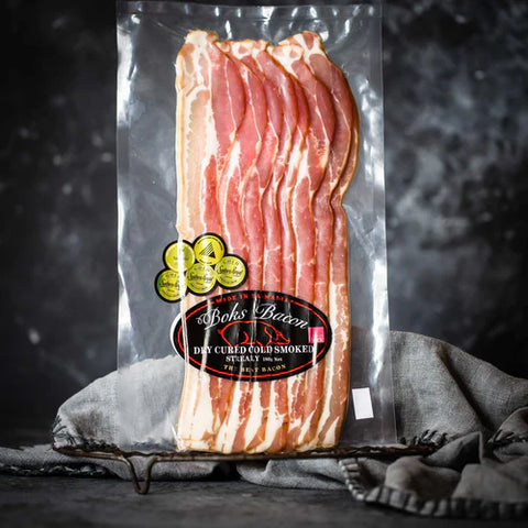 Boks Dry Streaky Bacon 180g