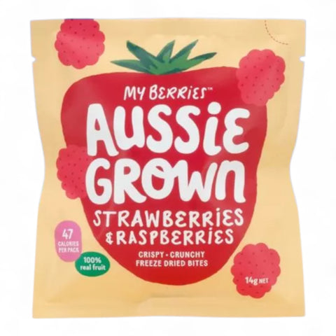 My Berries Freeze Dried Strawberries & Raspberries 14g
