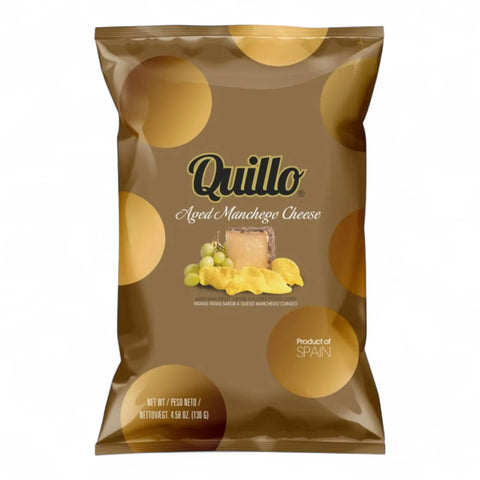 Quillo Aged Manchego Cheese Chips 130g