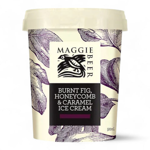 Maggie Beer Burnt Fig, Honeycomb and Caramel Ice Cream 500mL