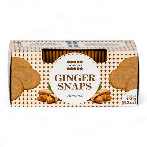 Nyakers Ginger Snaps Almond 150g