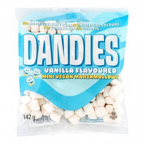 Dandies Vegan Vanilla Marshmallows Mini Size 142g