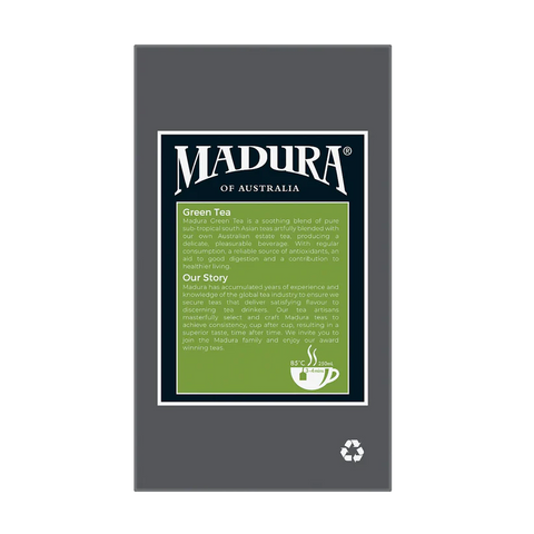 Madura Green Tea Bags 75g (50 Pack)