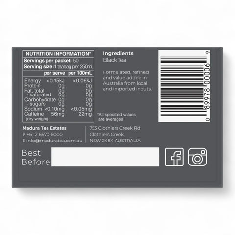 Madura English Breakfast 100g (50 Pack)
