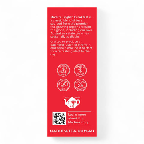 Madura Leaf Tea English Breakfast 200g (50 Pack)