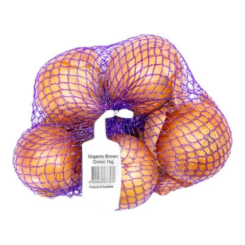 Organic Fresh Onion Brown 1kg