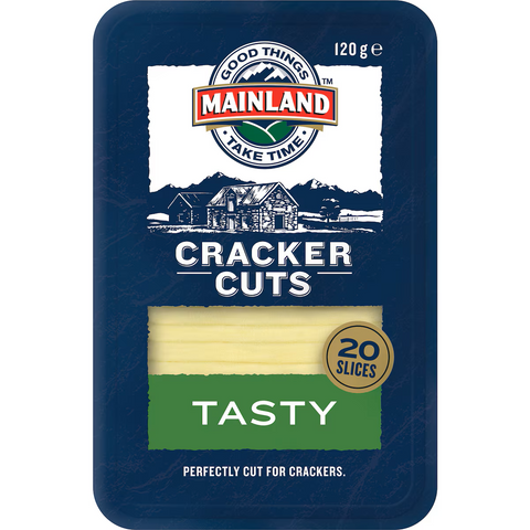 Mainland Cracker Cuts Tasty Cheese Slices 120g