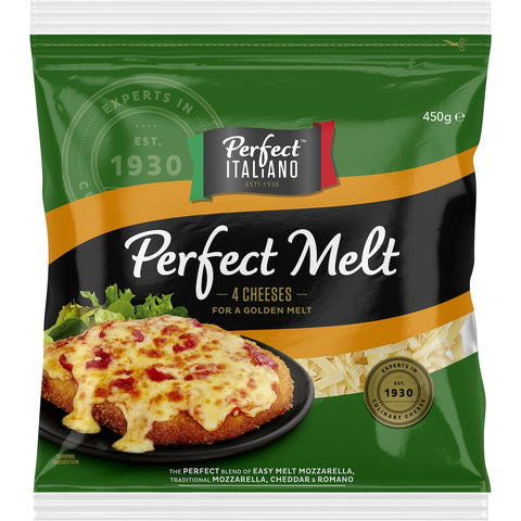 Perfect Italiano Grated 4 Cheese Melt 450g
