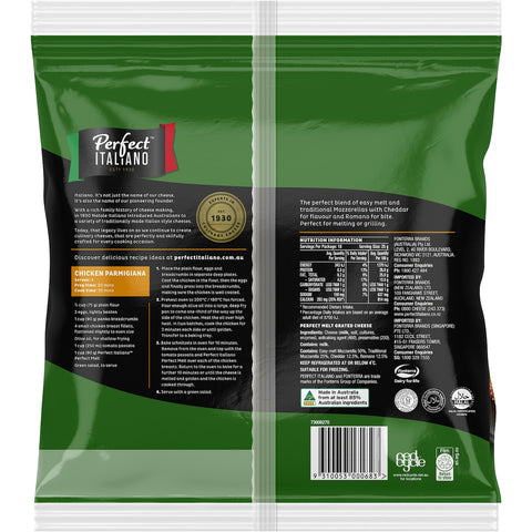 Perfect Italiano Grated 4 Cheese Melt 450g