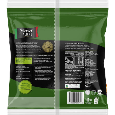 Perfect Italiano Perfect Pizza Grated Cheese 450g