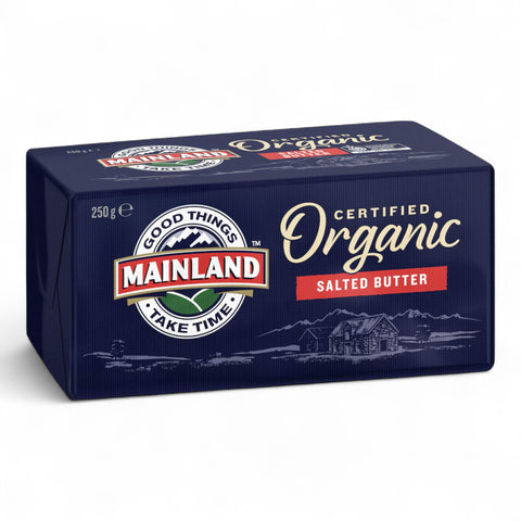 Mainland Organic Butter Block Salted 250g