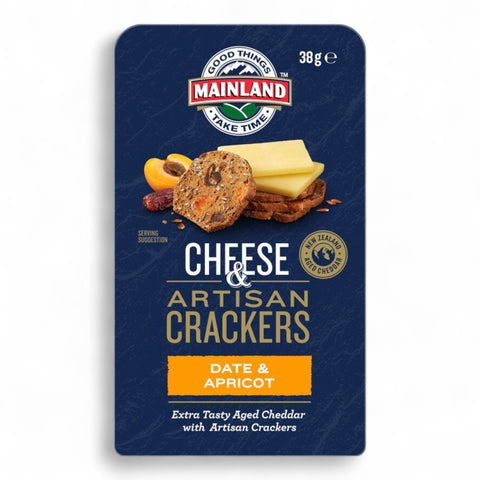 Mainland On The Go Cheese & Crackers Date & Apricot 38g