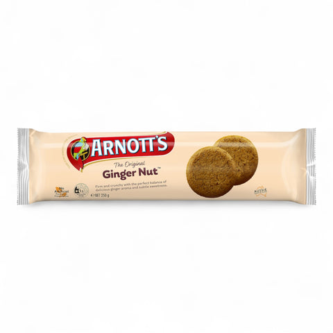 Arnott's Ginger Nut Plain Biscuits 250g