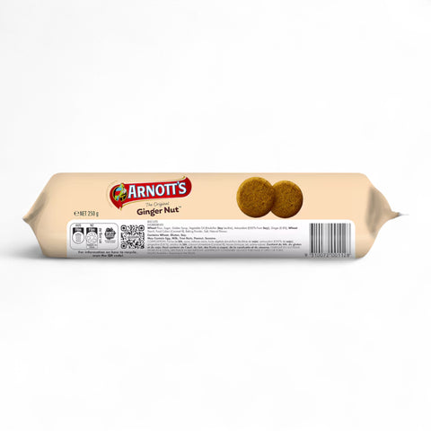 Arnott's Ginger Nut Plain Biscuits 250g