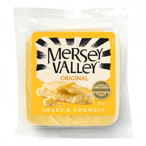 Mersey Valley Original Cheddar Cheese Block 235g