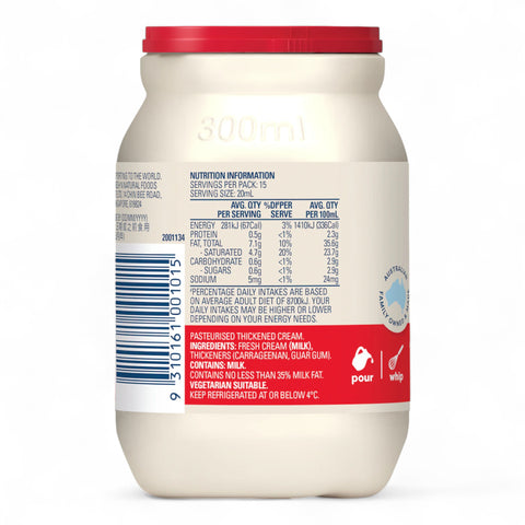 Bulla Thickened Cream 300mL