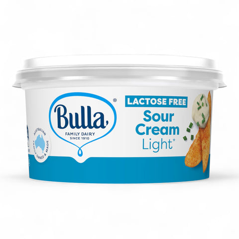 Bulla Sour Cream Light Lactose Free 200g
