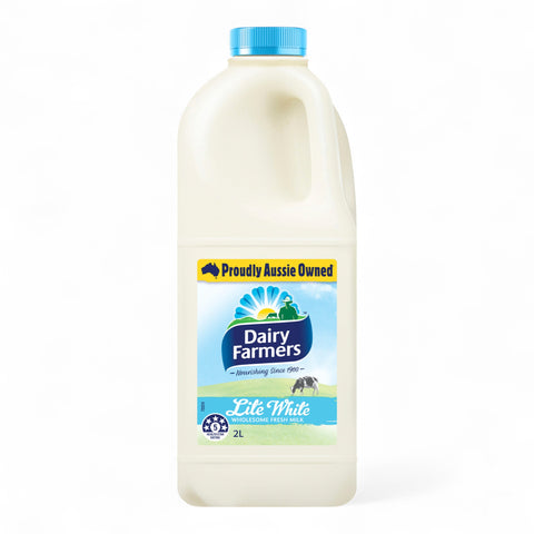 Dairy Farmers Lite White Milk 2L