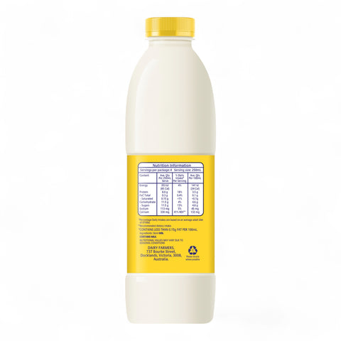 Dairy Farmers Shape Skim Milk 1L