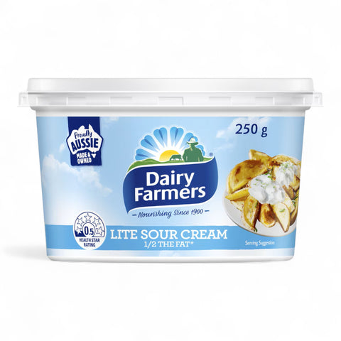 Dairy Farmers Sour Cream Lite 250g