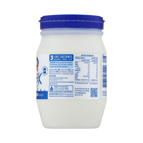 Jalna Pot Set Greek Natural Yoghurt 480g