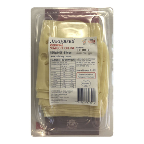 Jarlsberg Lite Sliced Cheese 150g