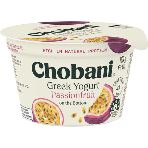 Chobani Greek Yogurt Passion Fruit 160g