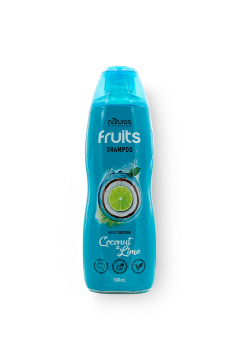 Natures Organics Fruits Shampoo Restore Coconut Lime 500mL