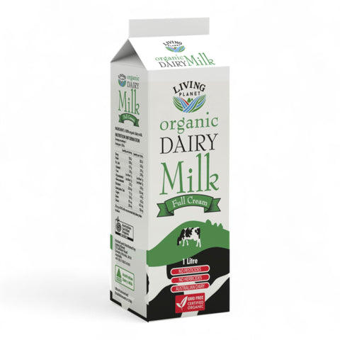 Living Planet Organic Full Cream Milk 1L