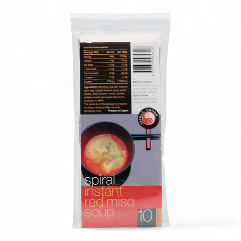 Spiral Instant Miso Soup Red 7g (10 Pack)