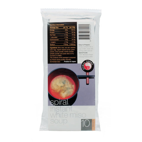 Spiral Instant Miso Soup White 7g (10 Pack)
