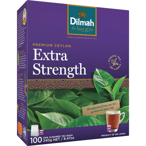 Dilmah Premium Ceylon Extra Strength Black Tea-100 Tea Bags