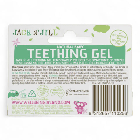 Jack And Jill Teething Gel For 4 Months + 15g