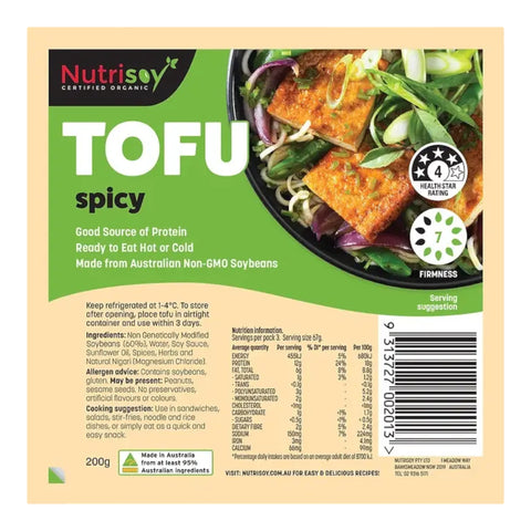 Nutrisoy Spicy Tofu 200g